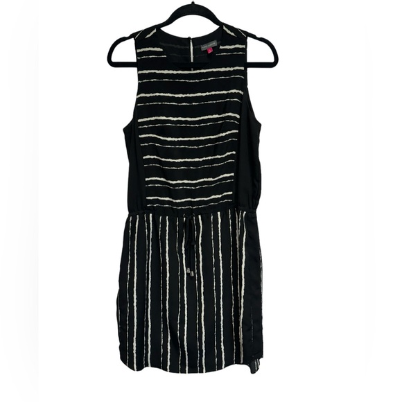 Vince Camuto Sleeveless Graphic Drawstring Waist Size 8 - Picture 2 of 5